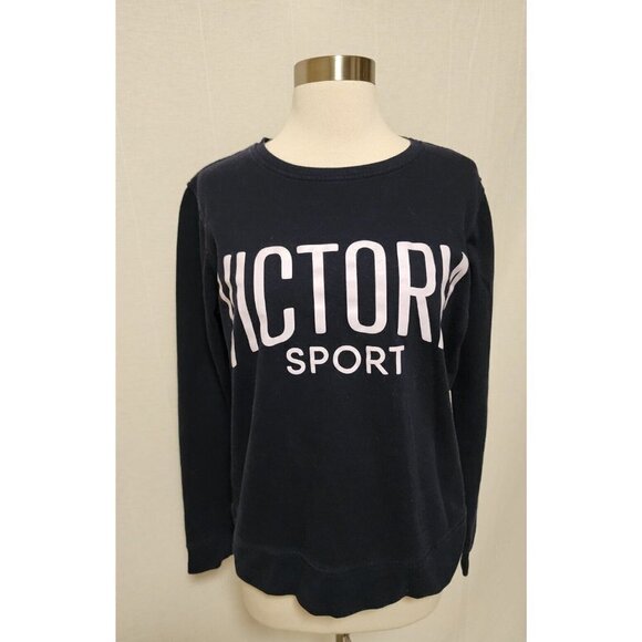 Victoria Secret Sport Womens Sweatshirt Size Meduim Dark Blue - Picture 1 of 5